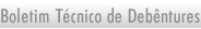 Boletim T�cnico de Deb�ntures